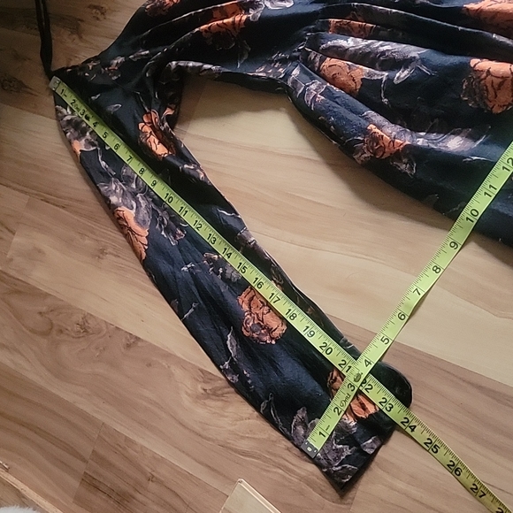 Vintage 50s 60s Autumn Print Floral Dress S - Picture 13 of 13